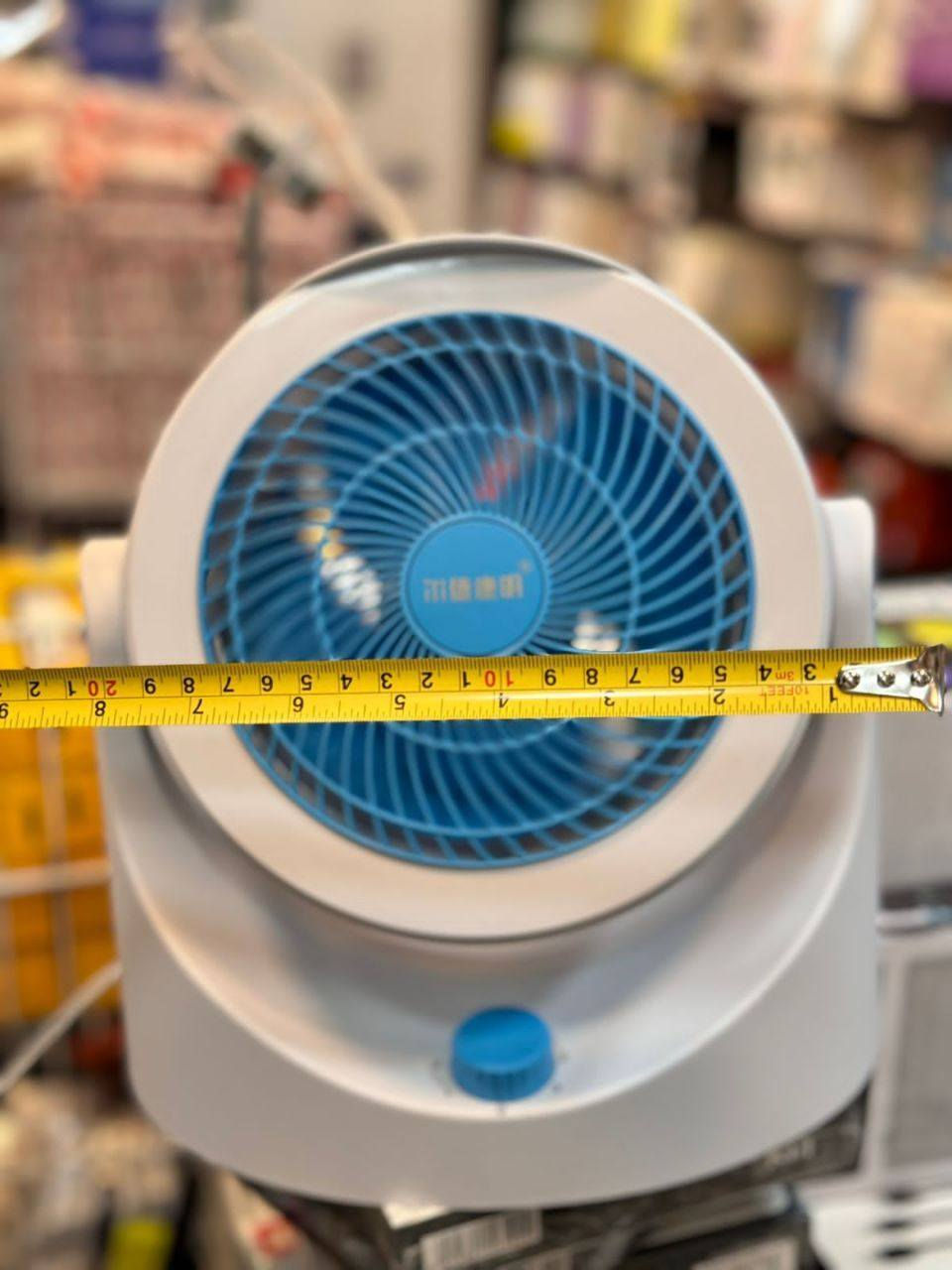 - تعمل على الكهرباء فقط
- ثلاث سرعات (1,2,3)

- امكانية دوران عمودي 90° درجة

- الطاقة : 30 واط

- الوزن : 1.2 كغم

- الابعاد : 27 * 19.5 *  28.7 سم 
السعر 22الف


**إذا كنت صاحب هذا الإعلان وتريد حذفه لأي سبب، رجاءا أرسل رسالة إلى الدعم الفني**
