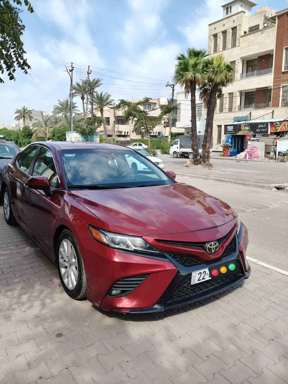 كامري 2020 LE وارد امريكي
رقم اربيل 
ماشيه 45 الف 
حادث 4 قطع 
السعر 17500 $
مكان السياره بغداد - المنصور 
***********
