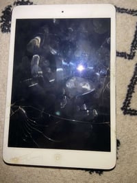 ايباد ميني ١ • ذاكرة ١٦ • شاشة مكسورة