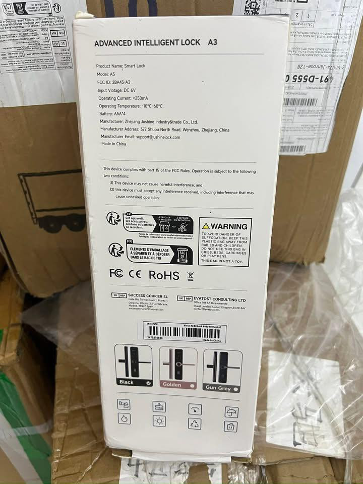 � قفل باب ذكي – SUMUS A3

✨ قفل إلكتروني حديث يوفر أمان عالي وسهولة في الاستخدام، مناسب للمنازل والمكاتب.

المميزات:
• فتح القفل ببصمة الإصبع
• فتح عن طريق كلمة مرور (Password)
• التحكم وفتح القفل عبر تطبيق الموبايل
• يدعم كرت IC Card
• يدعم تقنية NFC
• إمكانية الفتح بالمفتاح التقليدي للطوارئ

📱 متوافق مع تطبيق:
Smart Life / Tuya Smart

📡 اتصال عبر Wi-Fi للتحكم عن بعد ومراقبة الدخول.

🔒 تصميم عصري وأنيق مع شاشة أرقام لمس (Touch).

💡 مناسب للأبواب الخشبية وأبواب الشقق والمكاتب.

السعر 40 الف 🌹


**إذا كنت صاحب هذا الإعلان وتريد حذفه لأي سبب، رجاءا أرسل رسالة إلى الدعم الفني**
