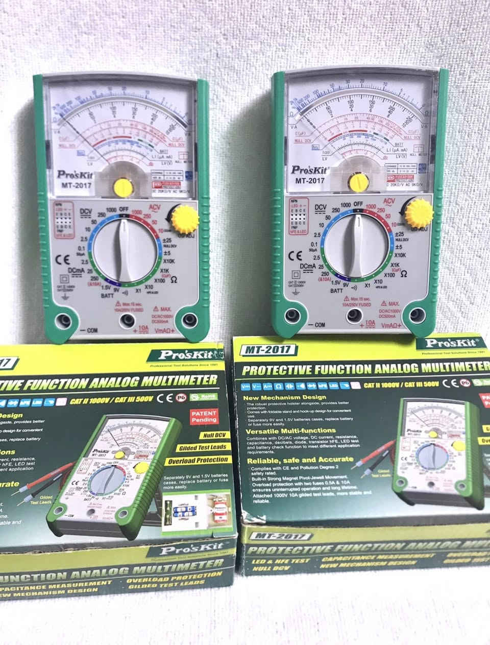 كلامب ميتر توتال الاصلي .
كلامب ميتر انجيكو الاصلي.
اوميتر كهرباء توتال.
اوميتر proskit .
اوميتر انالوك proskit.


**إذا كنت صاحب هذا الإعلان وتريد حذفه لأي سبب، رجاءا أرسل رسالة إلى الدعم الفني**