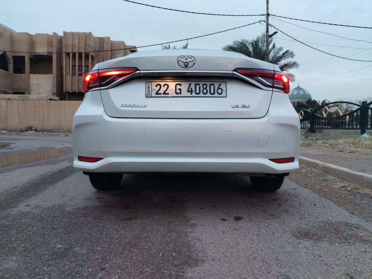 السلام عليكم كورلا 2023 خليجي ساز
موصفاتهة 
بعدهي بضمان الشركة 

محرك 1800 بانزين 

بصمة + دخول ذكي 

نظام ترحيب عند اقتراب 

تبريد قطعتين 

حساس استشعار عن القتراب 

نظام قيادة ( سبورت وعادي ) 

كيجات دجتل شاشة 

حساس امامي و خلفي 

مانع انزلاق 

شاشة حديثة 

مري شفط 

حساس اطار وحساس مطر 

السيارة كفالة عامة من حادث او صبغ عامة بعدهي بوضع شركة  حتى كتلوكات الشركة بعدهي بالضمان 

المكينة والكير عامة من كلشي 

عنواني بغداد حي الاعلام رقمي *********** 
السعر 166
