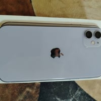 جهاز ايفون 11 عادي نموذ M اصلي جهاز مكفول من كلشي بطاريته 80 ملحقاته ك...