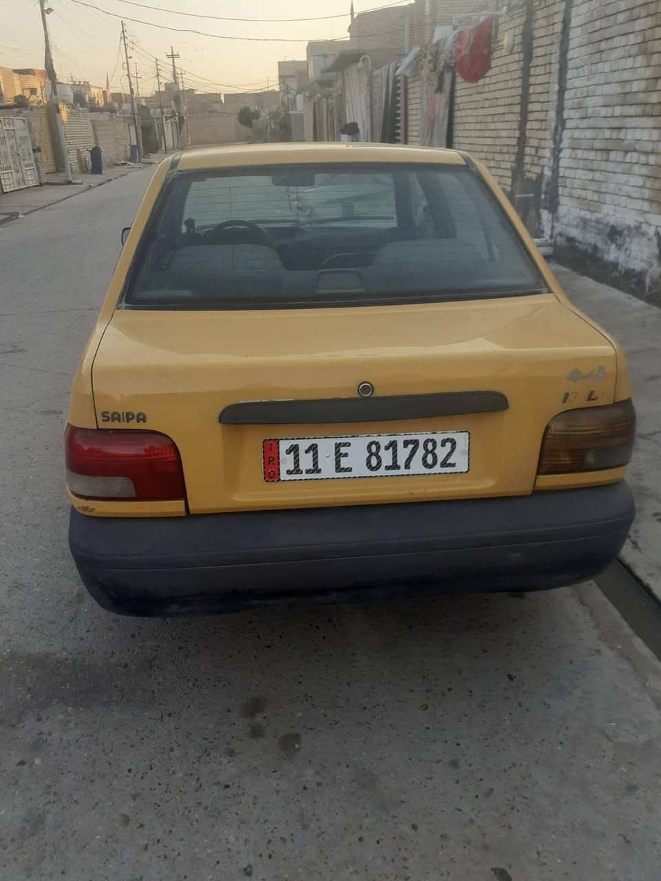 السلام عليكم سيارة موديل ٢٠١٣ سيارة خير من اللة كير ومكينة وكشر كدامج بيها صفحة من البراكيت معمرة احسن من البلادي رقم انكليزي باسمي السيارة السعر ٣٢ مصفرة هيئة وغرامات تحويل ثاني يوم من ايدك للشارع تخم تاير جديد الاتصال *********** بغداد الرصافة
