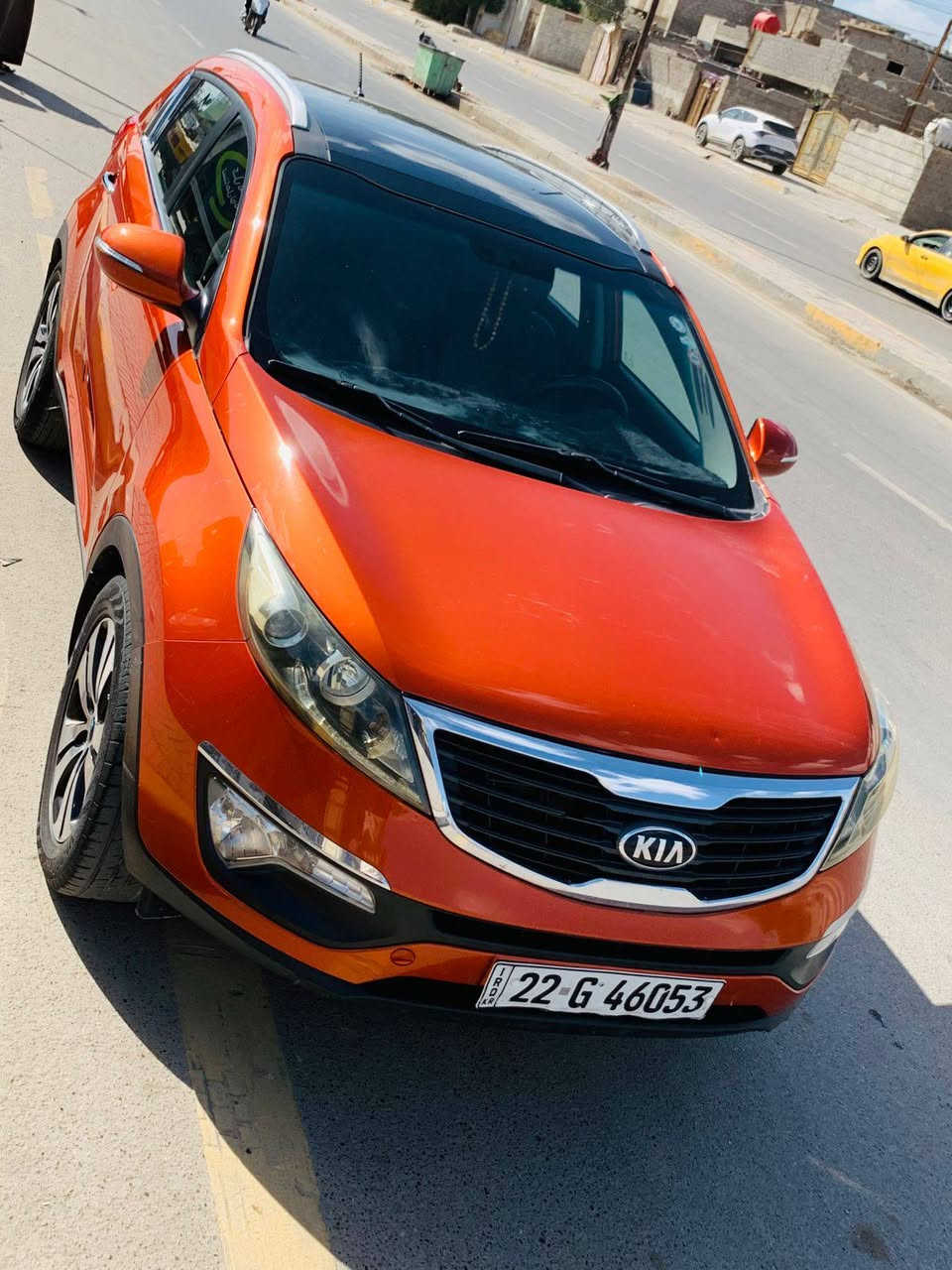 سلام عليكم سياره لبيع سبورتج موديل ٢٠١٤ خليجي اربيل دولي
الون مشمشي مكفوله من صبغ والتبديل والبارد 
ماشيه 150 
سنويه الغايه ٢٠٣١
تحويل ثاني يوم او وكاله 
مكينه ٢٠٠دوش 
موصفات السياره.. 
بنرامه سقف 
شاشه كبير 
تحكم ستيرن جهتين 
اشاير بالمر 
مرايات شفط 
لد خلفي امامي 
كامره خلفيه 
سعر $155 بيه مجال بسيط 
*********** /***********
العنوان سياره بغداد
