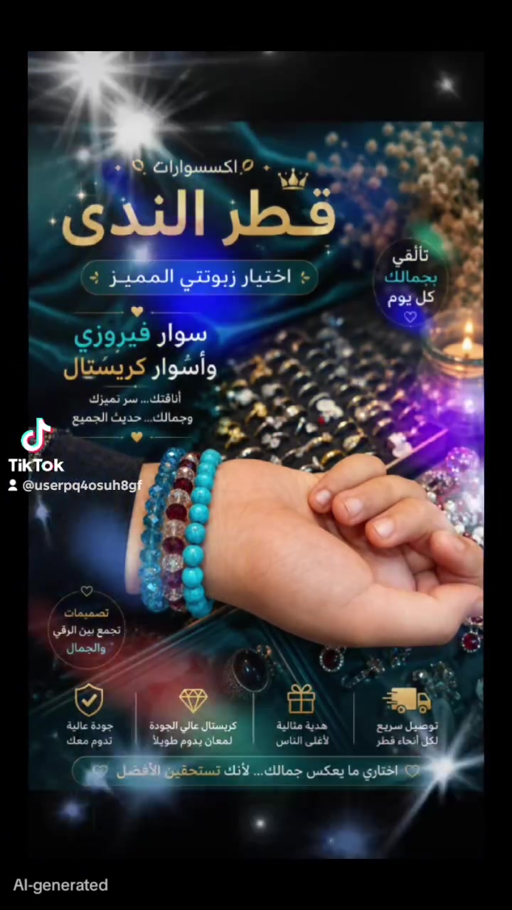 أكسسوارات قطر الندى 
اناقك تشبهك ....... وفخامة تلفت الأنظار


**إذا كنت صاحب هذا الإعلان وتريد حذفه لأي سبب، رجاءا أرسل رسالة إلى الدعم الفني**