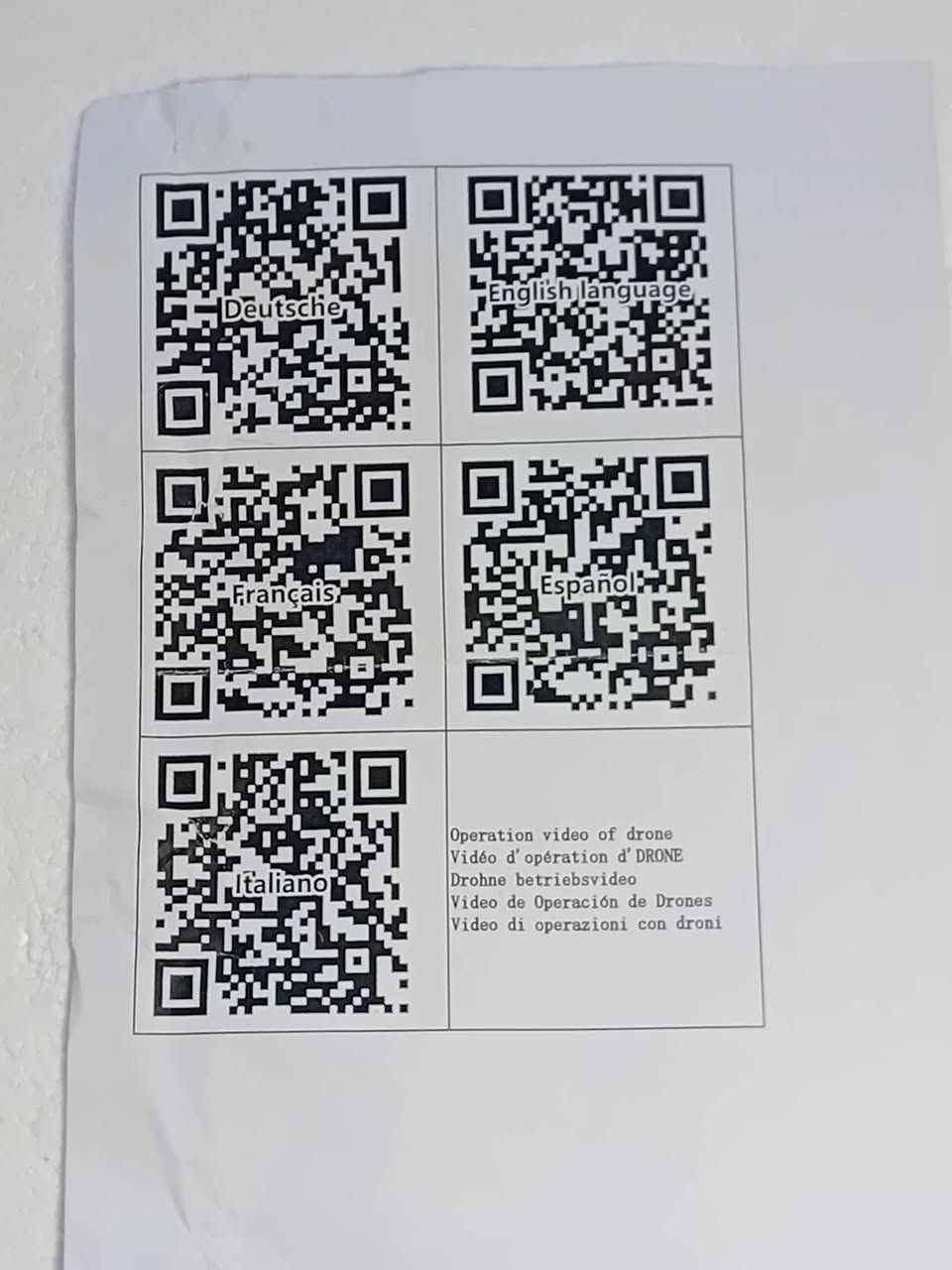 طائرة بدون طيار طراز KF609 تأتي مع كاميرا عالية الدقة وجهاز تحكم عن بعد.
+قائمه باركود تعريفيه 
ب25000


**إذا كنت صاحب هذا الإعلان وتريد حذفه لأي سبب، رجاءا أرسل رسالة إلى الدعم الفني**
