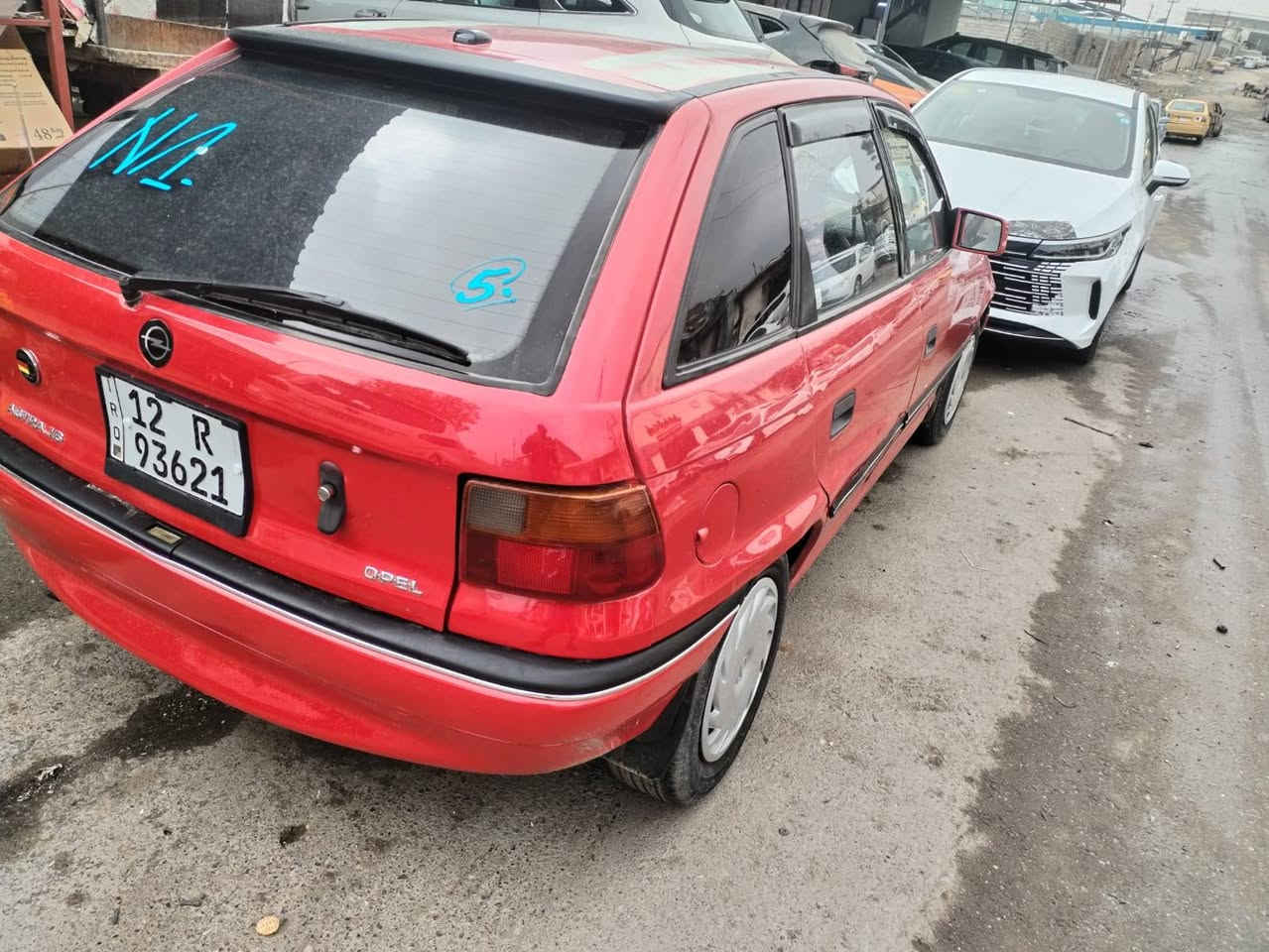 اوبل.  استرا موديل 93.
16. محرك كير.  جديد. 
 طخم جديد تواير 👌،كاربون. بانزين بدون.  صبغ فقط دواير او جاملغ. واحد تطويز لين.  بي تقحيل.   داخل. جديد بلاد.   السياره.  جديده احلا.  م̷ـــِْن الصوره. العنوان موصل ايسر 
السعر 48$ مجال. بصيط.
 ***********
***********
