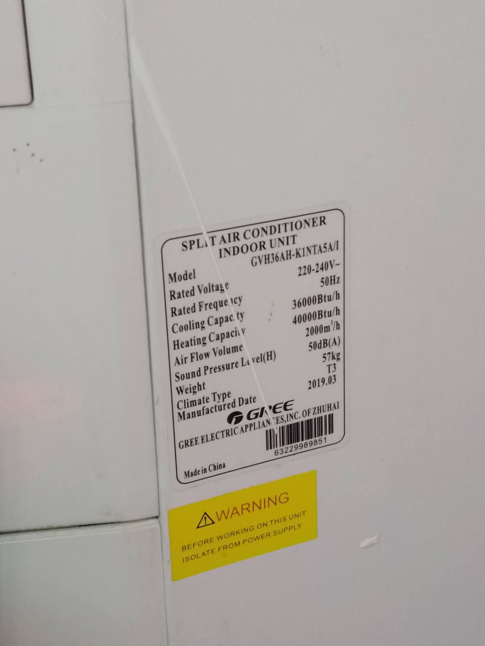 سبلت Gree
3 طن نظيف كلش شرط الشغل تجي تفحص والسعر مليون و300 وبي مجال للشراي
رقمي ***********
