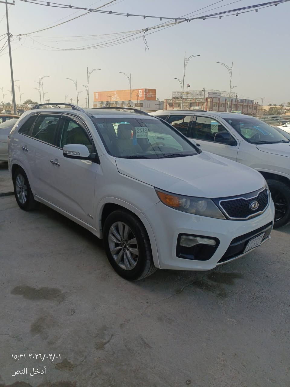 السلام عليكم
للبيع او مراوس  
سورنتو موديل13 ex  امريكي
سياره حلوه
مكفوله كفاله عامه 

꧁تفاصيل ꧂
محرك 6 سلندر 
بنوراما فتحة قماره
سستم سماعات شغال 
AWD فور ويل 
شاشه
بصمه + بصمه ابواب 
داخل جلد 
كشن كهرباء 
اشاير بالمري 
سبعه راكب
ثلاث قطع تبريد 
تحكم ستيرن 

كهربائيات شغاله
مكينه و كير شرط 
صدر امامي و خلفي جديد 
تخم تاير جديد 
تبريد شغال 

كلشي بيها شغال

رقم بغداد  تحويل مباشر 

مكاني فلوجه 

سعر ١٥٥ وبيها مجال حك الجيه
 (بيع او مراوس) 
بيع سريع متوازي ع بيع 

الاتصال على الرقم  
‏‪***********
***********
