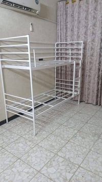 سرير حديد طابقين • قياس 90 في 190 • ابيض او اسود