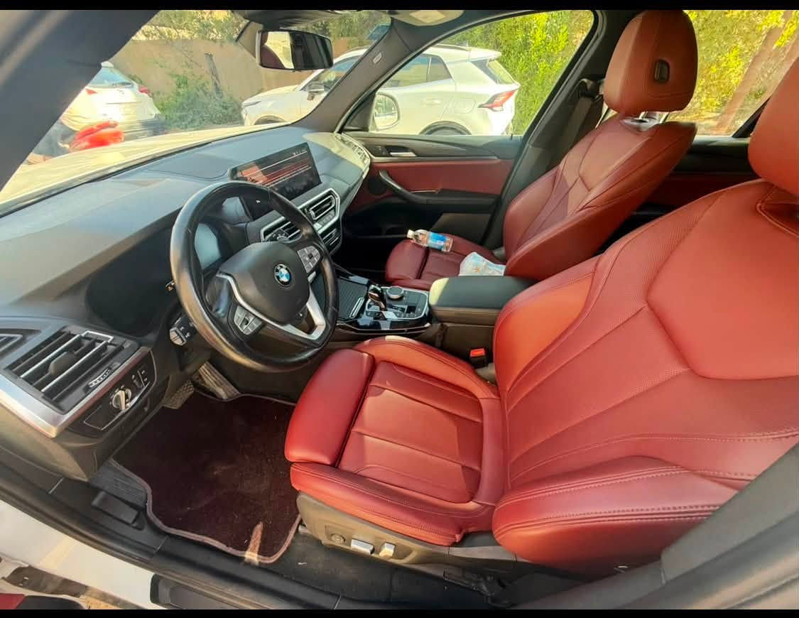 Bmw x3
2023
وارد امريكي
ماشيه ٣٠ الف
حادثها باب خلفي عكس سائق مبدل بجم وصندوك كبس شركة
بانوراما
كيجات دجنل متغير
داخل جلد أحمر بلادي
شاشة كبيرة لمس
شاحن موبايل وايرلس
كشنات (فول تحكم كهربائي + خزن)
كامرا خلفية بدقة عالية
رادارات 360 درجة
مانع تصادم أمامي + خلفي
جنطة خلفية كهرباء
بردات خلفية على الأبواب
لابت داينمك متحرك
بصمة أبواب + بصمة تشغيل
حساسات أمامية + خلفية
إضاءة داخلية عدة ألوان
شفتات على الستيرن
السعر 320
***********
