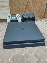 PS4 Slim • اصليتين واحدة معطلة • GTA5 Battlefield5 Minecraft