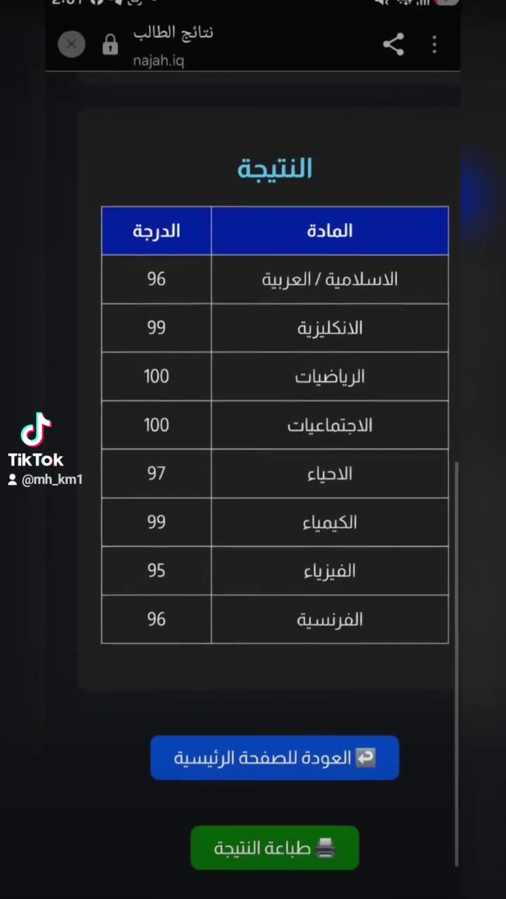 الف الف مبروووك النجاح طلابنا الأعزاء
لاتضيع وقتك بالتجربة النتيجة اكبر برهان 
دورات تقوية للاستعداد لامتحانات الدور الثاني 
العنوان شارع قطر الندى قرب مدينة ألعاب الكرخ للاستفسار الاتصال ***********
