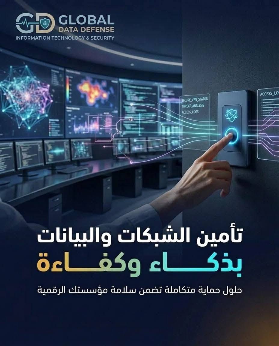 جانب من عملي الأخير في التصاميم الإعلانية الرقمية لصالح Global Data Defense 💻✨

في هذا المشروع ركزت على دمج الحداثة التقنية مع مفهوم الحماية الذكية، بأسلوب بصري يعكس القوة، الاحتراف، والموثوقية.

✔️ واقعية بصرية دقيقة
✔️ تفاصيل مستوحاة من عالم الأمن السيبراني
✔️ تصميم احترافي يعزز هوية العلامة التجارية

تواصل واتساب ***********
