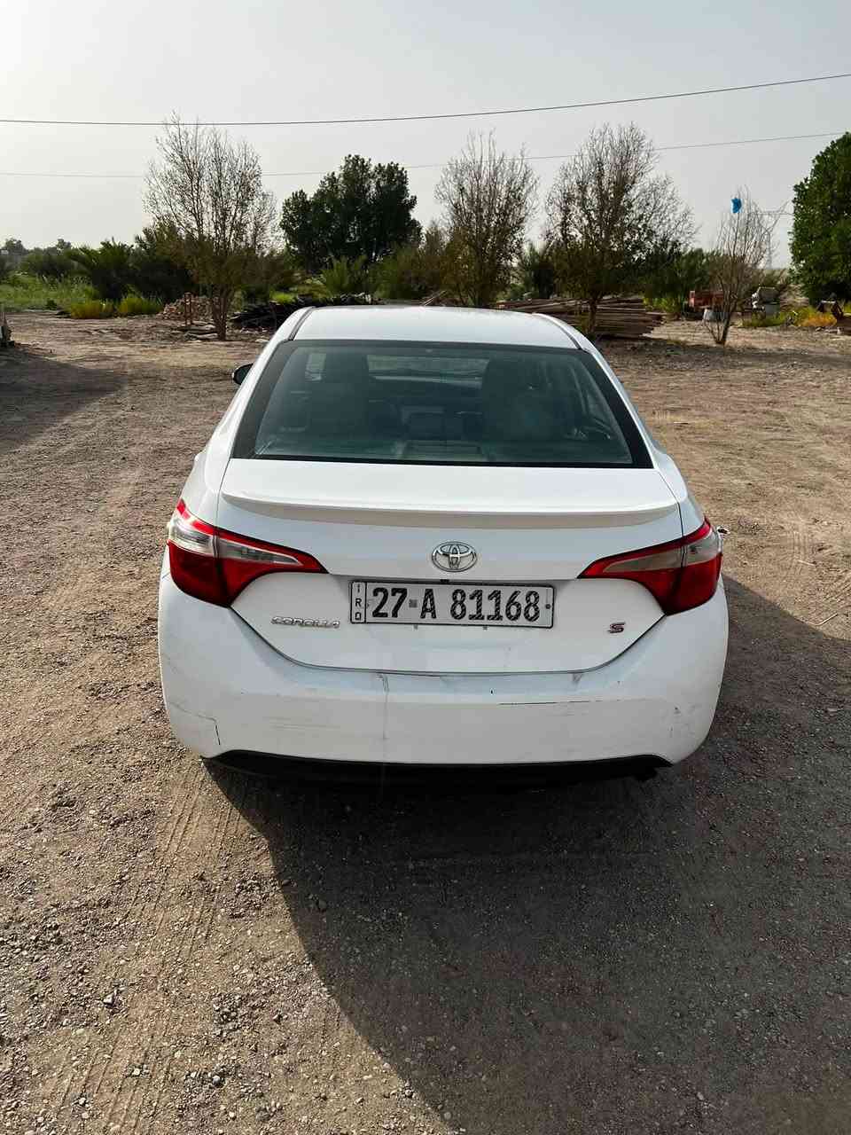 سلام عليكم كورلا ١٦ وارد امريكي S حادثها جاملق وبنيد. وبارد بالباب مامعمر وبارد جاملغ الخلفي حدادية تخم تاير  تبريد عاطل 108 وبيها مجال الشراي يتصل مركز ناصرية ***********
