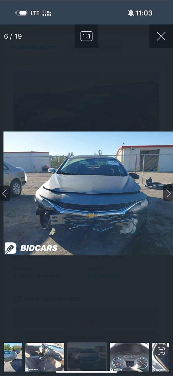 للبيع  ماليبو Lt 2024
ماشيه 26.000 mi

الحادث. موضح بالصور 

السياره جاهزه ونظيفه جداً 

المواصفات 

بصمه ابواب + جنطه

محرك 1500 توربو ✈️

اوتو بريك /توقف ذاتي عند الاقتراب 🚳

كشنات تدفئه + كهرباء ⚡️ 

تبريد قطعتين

شاشه كبيره تدعم 📲Android Auto/car play

خرائط Gps📌

كامره خلفيه 📷

كروز مثبت سرعه

شاشة ضبط واعطال بل دشبول

منافذ USP/ 12V /Tip C

مانع انزلاق ⛔️

حساس اطارات

4 دسك/ Abs

السعر 136$ وبيها مجال بسيط 

التواصل على رقم  ***********
مكاني تكريت _اربيل
