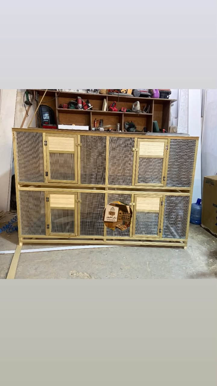متاح حضانه افراخ عنواني نجف ***********
حضانه افراخ دجاج 

نعمل حسب الطلب واي تصميم يعجبكم 

 

الارتفاع  120cm

العر ض 180cm

النزال  70cm 

توصيل فقط داخل النجف 

عنوان النجف ☎️ للتواصل⁩ :***********
#قفص_طيور #طيور_المرجان #مستلزمات_الطيور #كوكتيل #ببغاء #قفص_عملي #قفص_انيق #طير-#حب##بلابل_بلبل_قف_قفص_النجف_برج_طيور_النجف_قفص_نجف
