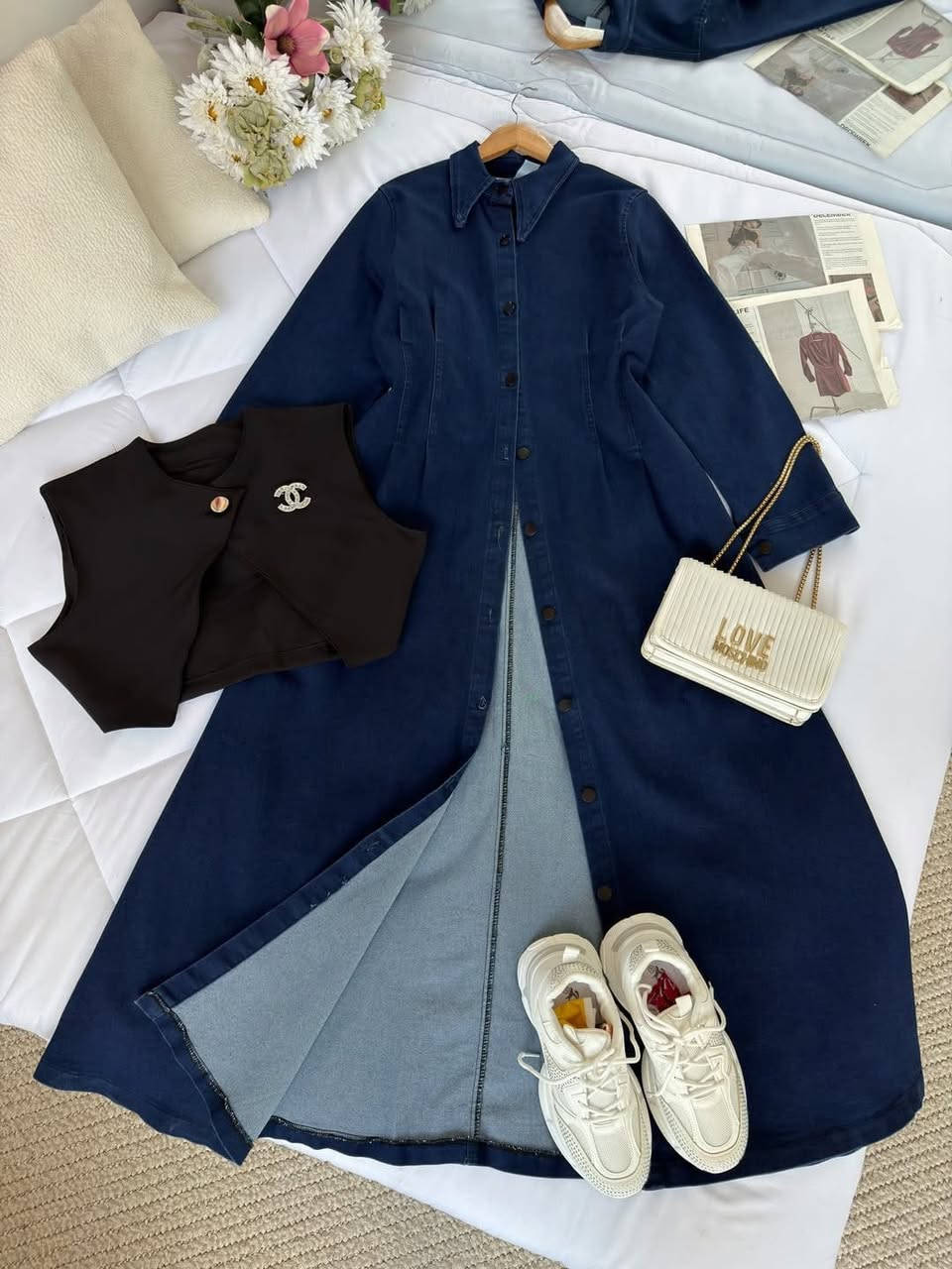 🧿﷽ وعلى الله توكلنا 🧿

لا تعلن الخطوات اعلن الوصول🫰🏻🚶
جديدنا لاينتهي وبضاعتنه غير😌😉

فستان جنز تركي مع توب

كوالتي عالي جميل بالبس

القياسات يلبس 👇 
38 40 42 44 46

الحجز خاص


**إذا كنت صاحب هذا الإعلان وتريد حذفه لأي سبب، رجاءا أرسل رسالة إلى الدعم الفني**