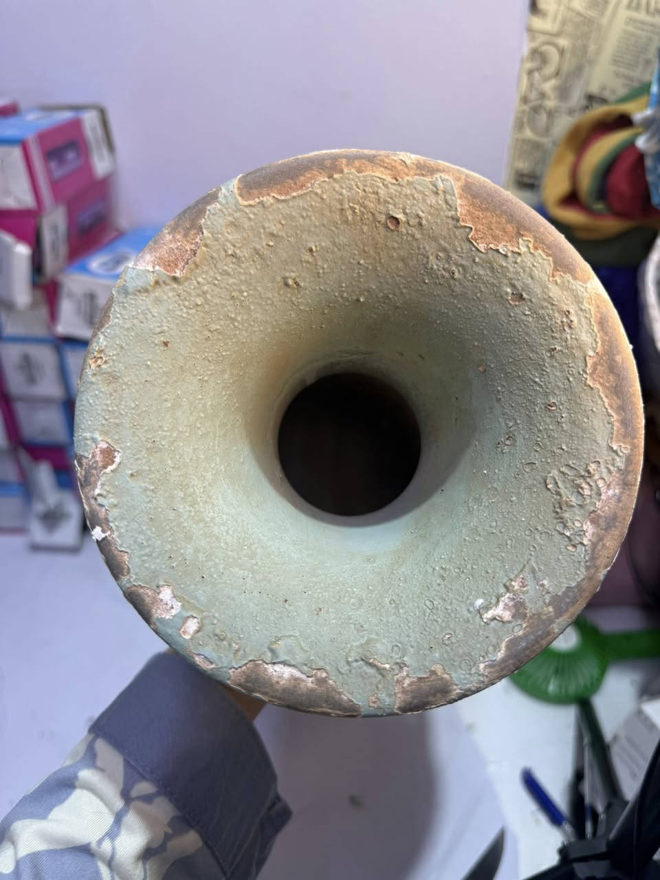 مزهرية  معدنية عتيقه كبيرة بنمط ريفي فرنسي وتصميم هندسي فني باللونين الأخضر والأبيض الشكل موضح بالصور السعر 20 الف


**إذا كنت صاحب هذا الإعلان وتريد حذفه لأي سبب، رجاءا أرسل رسالة إلى الدعم الفني**