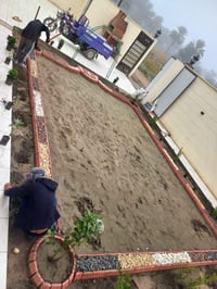 حديقة الحله • مرشات وزراعة • ضمان 5سنوات