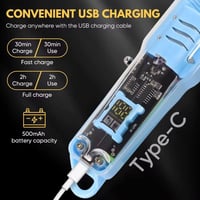 ماكينة حلاقة احترافية • شاشة LCD • بطارية ٨٠٠mAh
