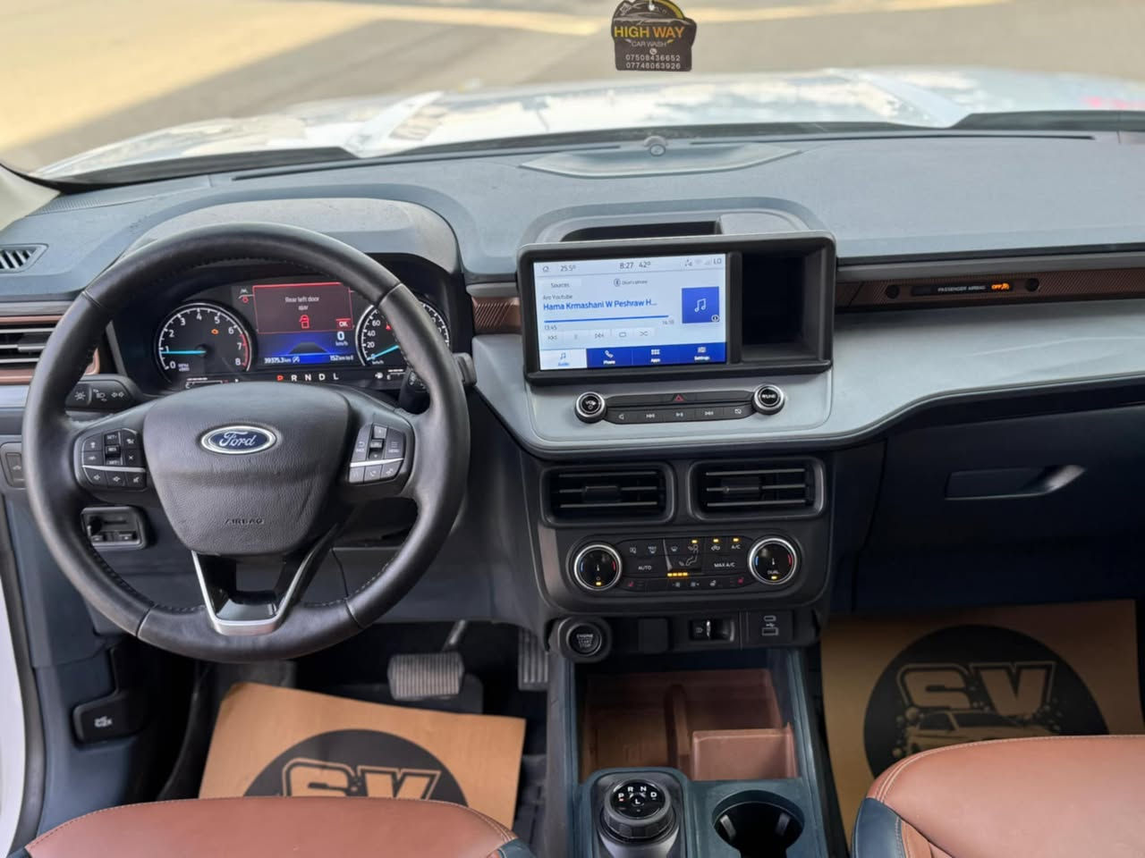 فورد مافريك 2022 فول مواصفات
بصمه تشغل. 
تشغيل عن بعد 
كشن تدفئة استيرن تدفئة
سلايت 
رادار جانبي و امامي و خلفي
تحديد المسار 
محرك 20 توربو 
ماشيه 39 الف
رقم اربيل شرط التحويل 
بيها  قطعه وحده صبغ 
مكاني كركوك
سعره 210وبي مجال عل اي استفسار خابر
***********
***********
