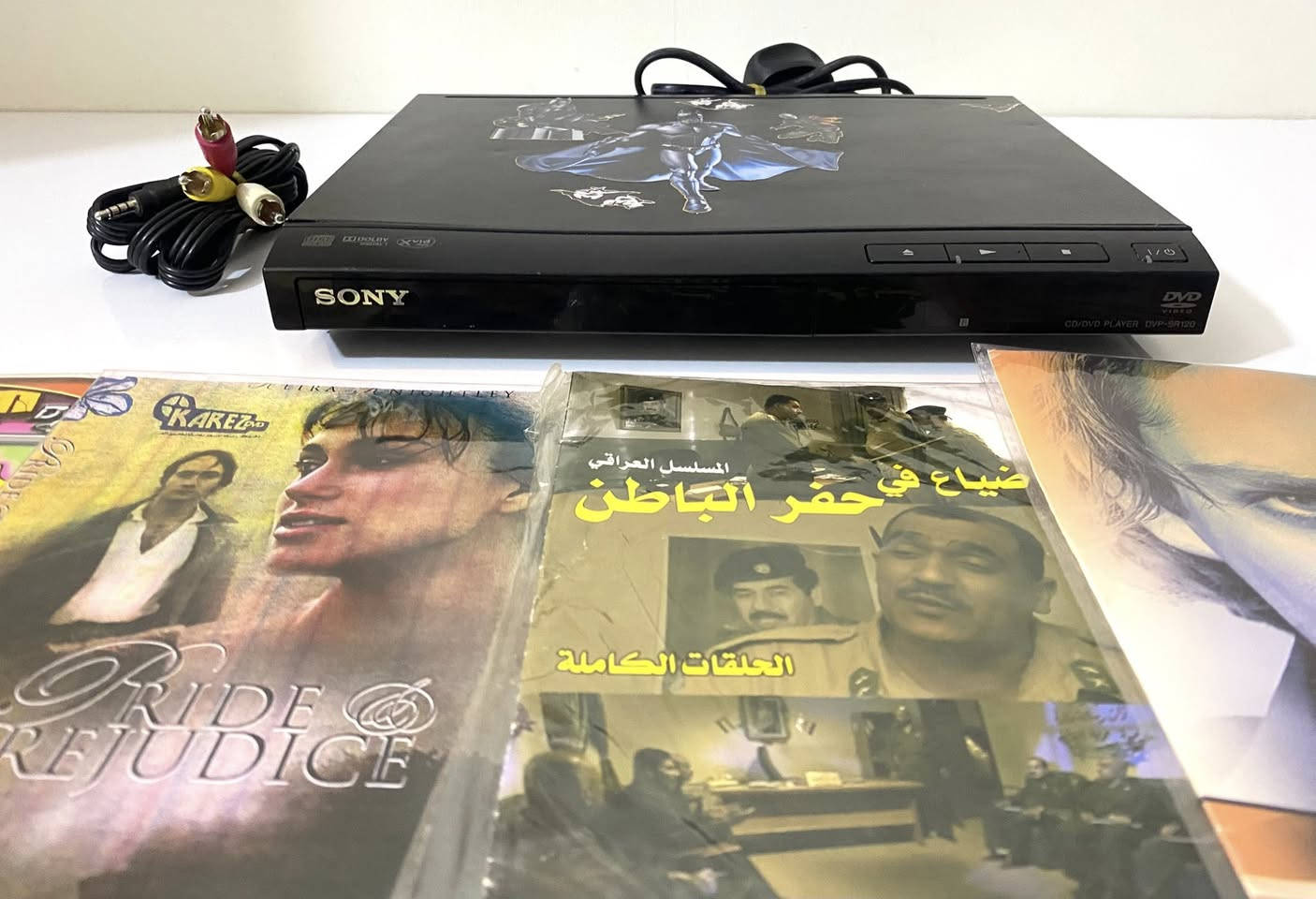 DVD sony اصلي سحب طلقه مع 5 اقراص شرط الفحص
مكاني بغداد 
يوجد توصيل '
‎السعر :- 35


**إذا كنت صاحب هذا الإعلان وتريد حذفه لأي سبب، رجاءا أرسل رسالة إلى الدعم الفني**