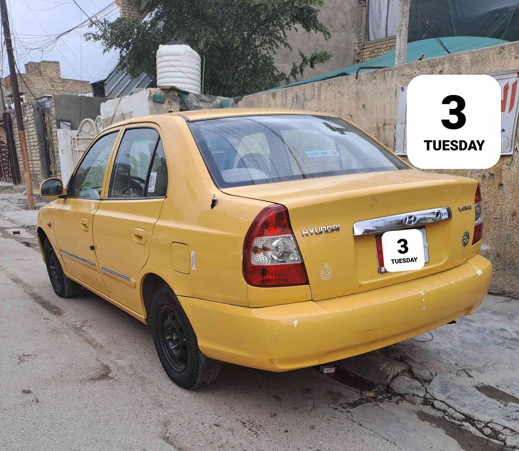 السلام عليكم فيرنه 14 باسمي بلاديه بدون حادث مكينه وكير جدد صدر كله جديد تخم تاير كمريسر تبريد جديد باتري وكلج جديد سياره جاهزه ع اخر حبايه كبل الشغل هزه جديده غرامه مصفره هيه مصفره سياره مامتعوبه واحلا من صور بغداد الامين  السعر ٧٣وبيه مجال قليل ***********  مامتواجد ع فيس
