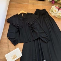 سوت صيفي • اسود • ٣٨-٤٨