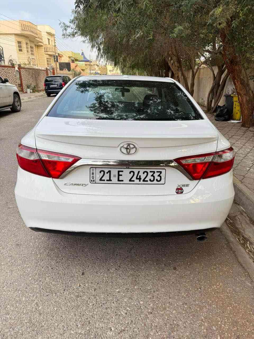 سيارة كامري موديل 2016 xse رقم سليمانية سنوية هزه جديد بسمي شرط تحويل وكالة كير محرك بشرط محرك4 2.5 كير 6نمر تبريد قطعتين كشن كهاربائي جلد سقف سلايت شاشه جبير بلادي كامرة خلفي حساس تحكم استيرن موسفاته حلو صبغ بيهه جاملخ خلفي سكن و باب سكن امامي بدون دواخل بجمهه كبس صدرها جديد تايراته جديد سياره حلوه مال بيت ميحتاج مصرف سعره (155$)بي مجال للطيبين 
***********
***********
مكان سياره كركوك. كركوك, العراق
