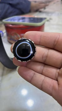 جزع اندنوسي • حجم كبير • صياغة ثقيلة