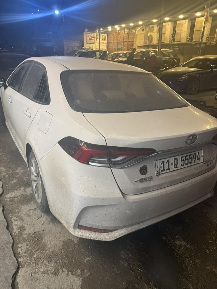 كورلا 2025 هايبرد زيرو ماشيه 5  فول موصفات رقم بغداد مكفوله كفاله عامه حتى من شخط سعرها 158ورقه 
بغداد ***********
