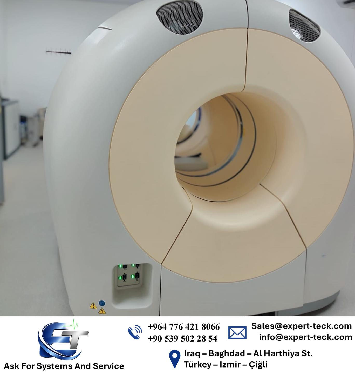 بسرعة استجابة ودقة في التشخيص تمكن كادرنا الهندسي المختص والحمد لله من تصليج جهاز ال 
Petct philips
في مركز الحدباء التخصصي / الموصل وارجاعه الى العمل.
شركتنا متخصصة بتجهيز وتنصيب وصيانة الاجهزة الطبية مع وجود كوادر تدريب مختصة

📞 للاستفسار عن عروض الشركة الاتصال على الأرقام التالية:

📍 بغداد: ***********

📍 تركيا: 00905397065915

✉ البريد الإلكتروني: sales@expert-teck.com

او زيارة مقر الشركة / بغداد - الحارثية
