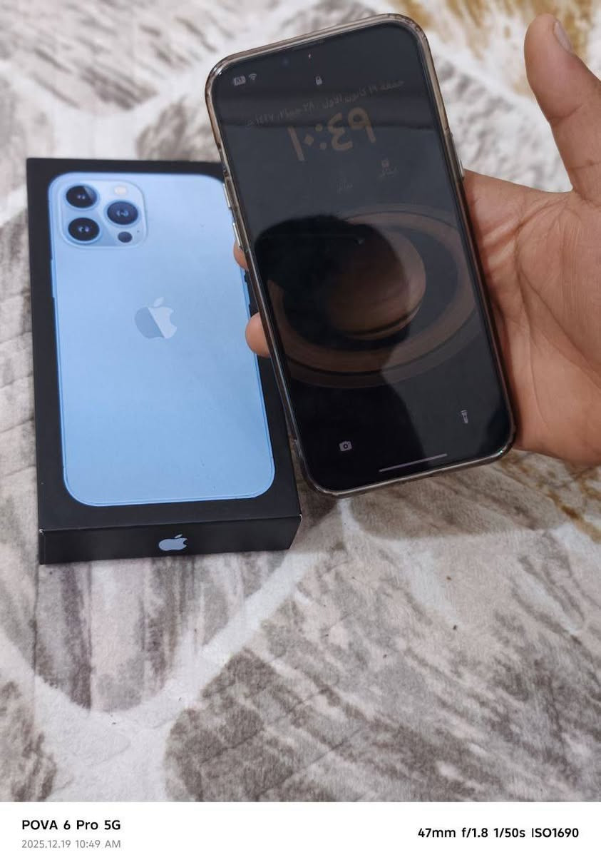 سلام عليكم ايفون 13برو ماكس نضيف كلش زلغه مابيه مكفول كفاله عامه بطاريه 86 مكاني  ناصريه مركز للاستفسار ***********سعر 650قفل 🔒
