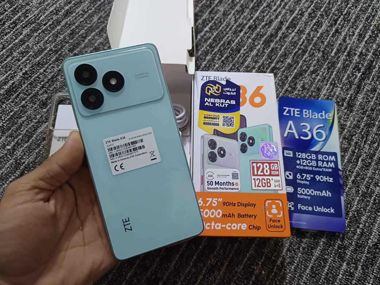 ZTE A36

جهاز جديد نظافة 100%100 كامل ملحقات

ذاكرة 128 عشوائية 12

السعر 125 شراي اتصل ‏‪***********‬‏ الميمونة, ميسان
