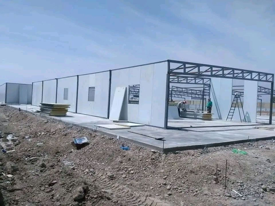 معمل التساهل لصناعة الكرفانات  🏘️ مستعدون لانشاء البيوت والمخازن والمحلات وجملونات من الساندويج بنل اضافه الى الحديد تركي 
 وانشاء المنازل والغرف من الساندويج بنل وانشاء المشتملات ذو طابق او طابقين سعر المتر كرسته وعمل 25الف 🥀  🌺
ويوجد تغليف جدران وسقف ثانوي سعر المتر 15الف دينار 
السعر25  الف/  يشمل
السندويج
الحديد
ابواب وشبابيك / pvc🙋‍♀️
مع كامل الفنشات 
🔥🔥يوجد لدينا سندويج ضد الحريق 🔥🔥سعر المتر 35 الف 🦺لدينا كادر محافظات 🥀
للاستفسار يرجى مراسلة الصفحةاو الاتصال على رقم ***********📱📞 يوجد واتساب
