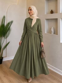 فستان • دبل كلوش • فري سايز ٥٠-٨٠
