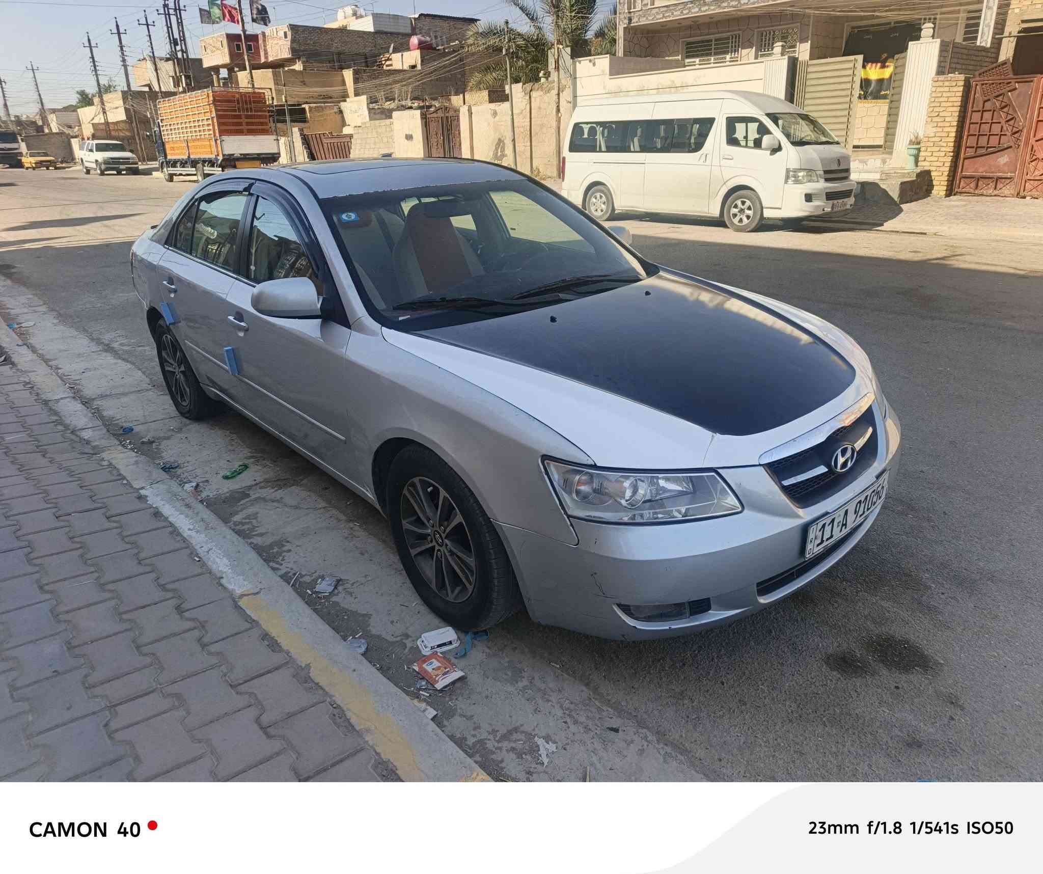للبيع سوناتا موديل 2006✓ 77 جاهزه للاخير محرك سته بيها حزام تفاصيل *********** العنوان بغداد الحسينيه حجم محرك 6
