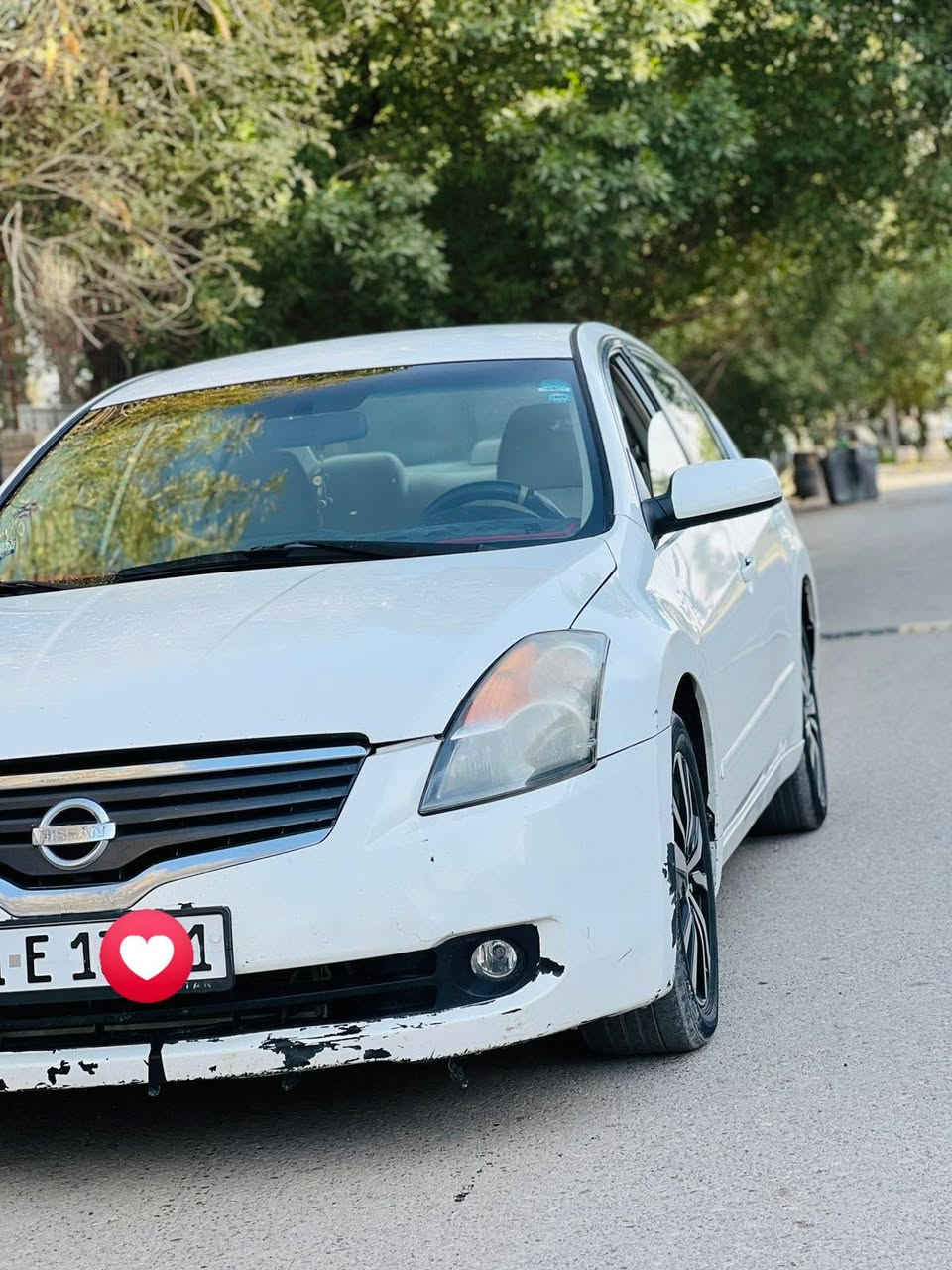 بسم الله ماشاء الله 
نيسان التما موديل ٢٠٠٩
رقم اسليمانيه مميز هزه سنويه رقم كله جديد باسمي 
سياره خير من الله بدون نقص 
صبغ قطعه وحده باب خلفي 
منضومة غاز مال الشمال 
مكاني ديالى المقداديه (شهربان) 
السعر  (٩٠) وبيها مجال 
ترهم مراوس حسب القناعه
         ***********
