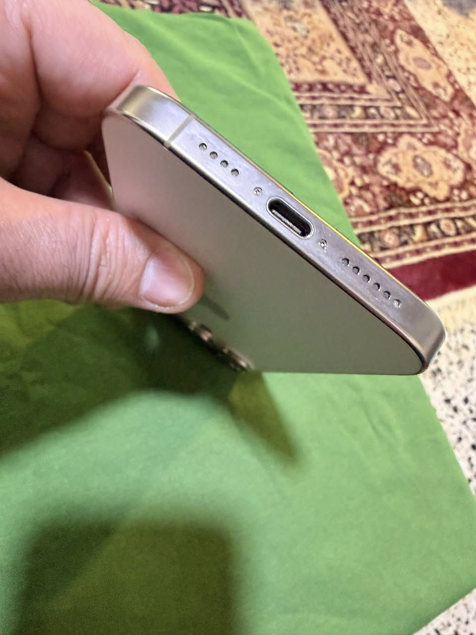 السلام عليكم ايفون 16 برو ماكس ذاكرة 256 نظافة 99‎%‎ حالة البطارية91‎%‎ سعر مليون و350 مكاني الكرادة


**إذا كنت صاحب هذا الإعلان وتريد حذفه لأي سبب، رجاءا أرسل رسالة إلى الدعم الفني**