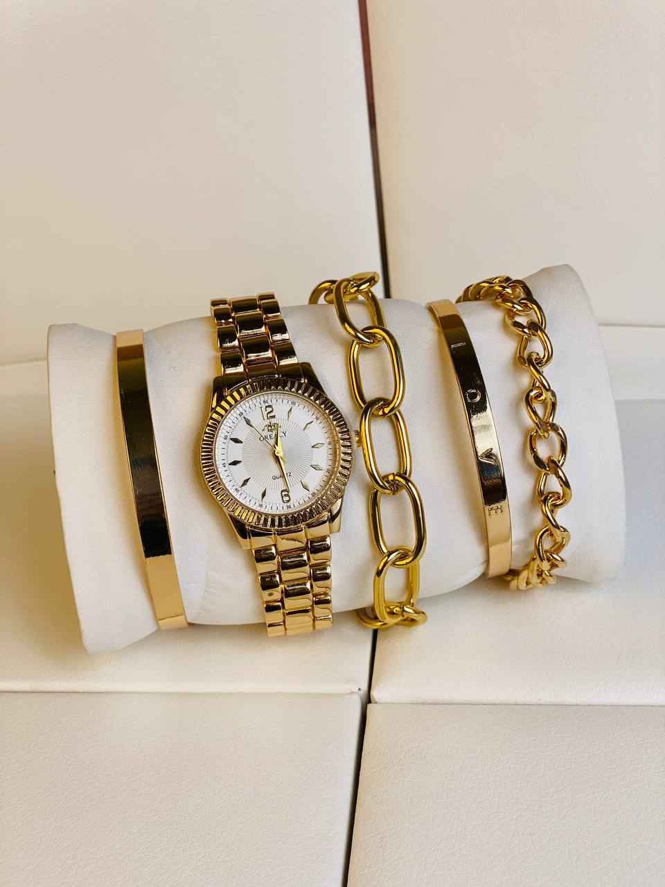 جديدنا مميز💋
♥️سيت اكسسوار♥️

بوكس 🎁 سيت ساعة نسائي
اللون ذهبي يحتوي على. 
ساعة * و سوارات عدد 4  *  طلاء ثابت 💯🔥
بوكس نسائي نازك ♥️
مع علبه خاصه ومميزة

مميزات البكج. 
✅ماكنة ياباني
✅طلاء ثابت
✅ضد الماء
✅ضد الخدش 
 
🚘 يوجد خدمه توصيل لجميع محافظات العراق 🚘للحجز والاستفسار خاص كربلاء, العراق


**إذا كنت صاحب هذا الإعلان وتريد حذفه لأي سبب، رجاءا أرسل رسالة إلى الدعم الفني**