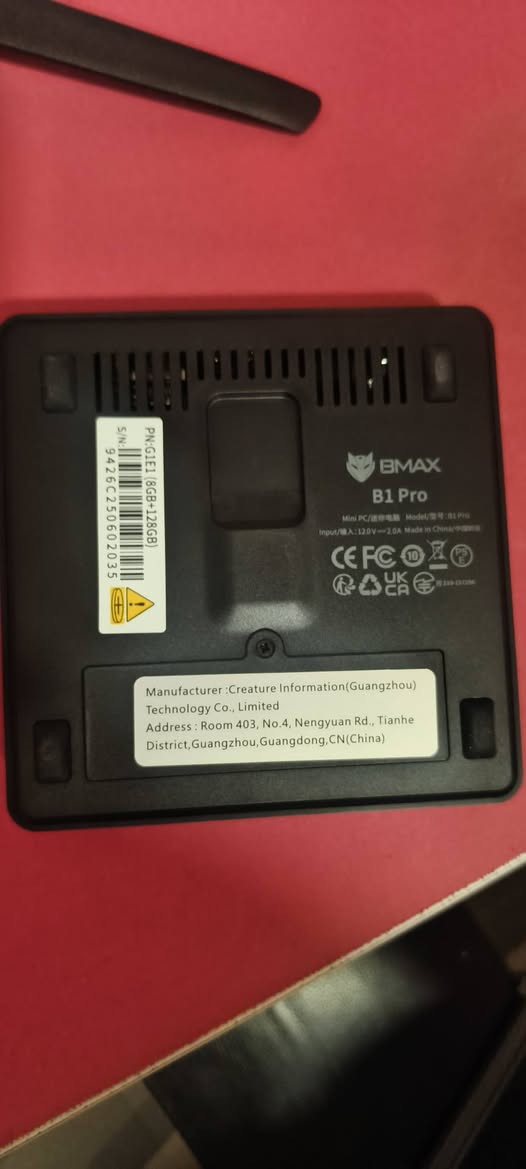 السلام عليكم
mini pc مني بيسي للبيع
مواصفات مذكوره داخل الصور
جديد جدا 
ماعرف شكد سعره بصراحة
‏‪***********‬‏ متواجد واتس و فيس
مكان بغداد
