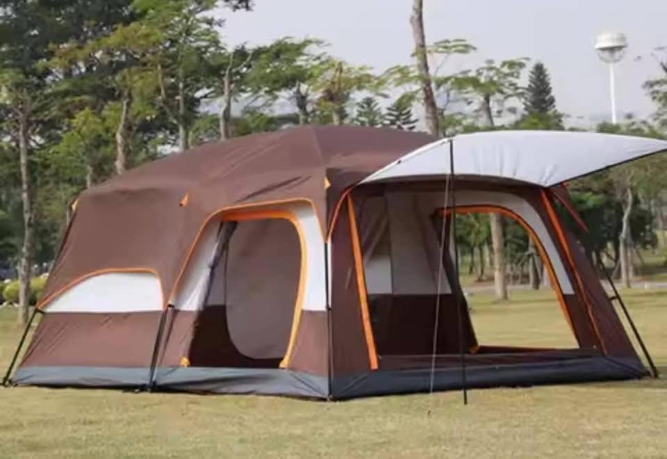 وینهم محبين السفرات  و التخییم   ، وماتحلى السفره اذا بدون خيمه عائلیة كبیرة😍 بتصمیم كلش حلو وراقي مودیل حدیث اوروبي 😎 قیاس طول 3 متر و10
و عرض2 متر و10 سانتيم وارتفاع 2 متر  یتكون من غرفتین وتكدر تفصل بینها یصیر غرفة كبیرة  ویا كاعیة و سقف طبقتین وبیها شبابیك كل شباك بیها ناموسیة 
#السعر120 متوفر توصیل لکل محافظات ٥ الف 
***********  بی واتساب
