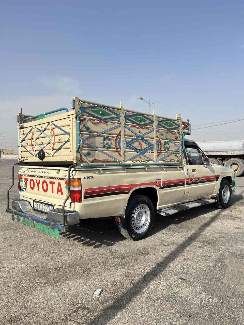 تيوتا هايلوكس موديل 84 بحالة الشركة مخزن
فحصه خالي كسور خالي شعور وكاااااااااالة
دهان وخط وكااااااااااااااااااالة
غرفة الشركة وكااااااااااالة 
ماتور 2400 اسود .(60). الشركة وكااااااااااالة 
السيارة كل شي فيه على وضع الشركة 
مكنيك وكااااااااااااااااااالة مش بحاجة إلى اي صيانة 
مشيه الشركة نخب ول ✈️✈️✈️✈️✈️✈️✈️✈️✈️
بور ستيرنق من الشركة 
جنط الشركة وكااااااااااالة 
كوشوك وكاااااااااااااااااالة 
مرخصة 
السيارة من حض القناااا الله يبارك الصاحب النصيب 
الموقع المفرق مغير السرحان 
إلاتصال. 0772129772


**إذا كنت صاحب هذا الإعلان وتريد حذفه لأي سبب، رجاءا أرسل رسالة إلى الدعم الفني**