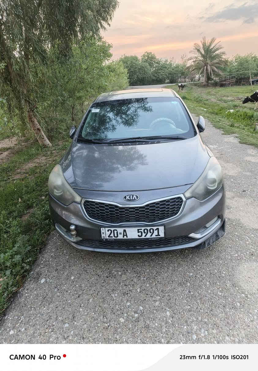 سلام عليكم كيا فورتي موديل 2014مكينه  GDI بيه صرف وضرر قطعتين جاملق امامي وبنيد مصبوخ مكاني ديالى رقم *********** سعر105وبيه مجال للطيبين
