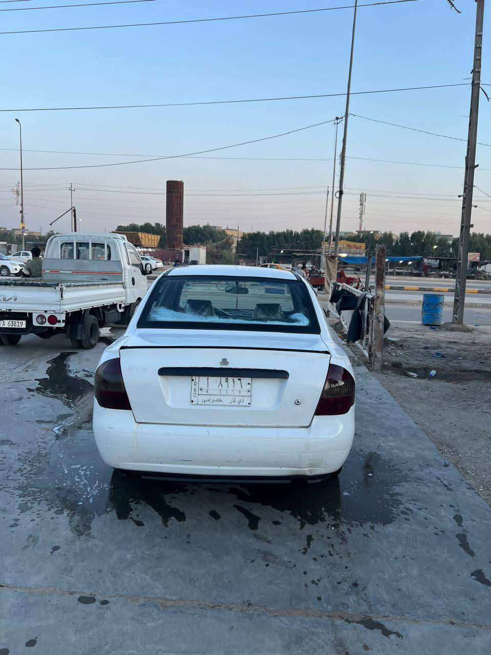 طيبه 2013 بيه رشات صبغ بسيطه سياره جاهزه مكينه وكير كفاله تبريد شغال السعر 30 شرط التحويل مكان السياره ديوانيه (***********)
