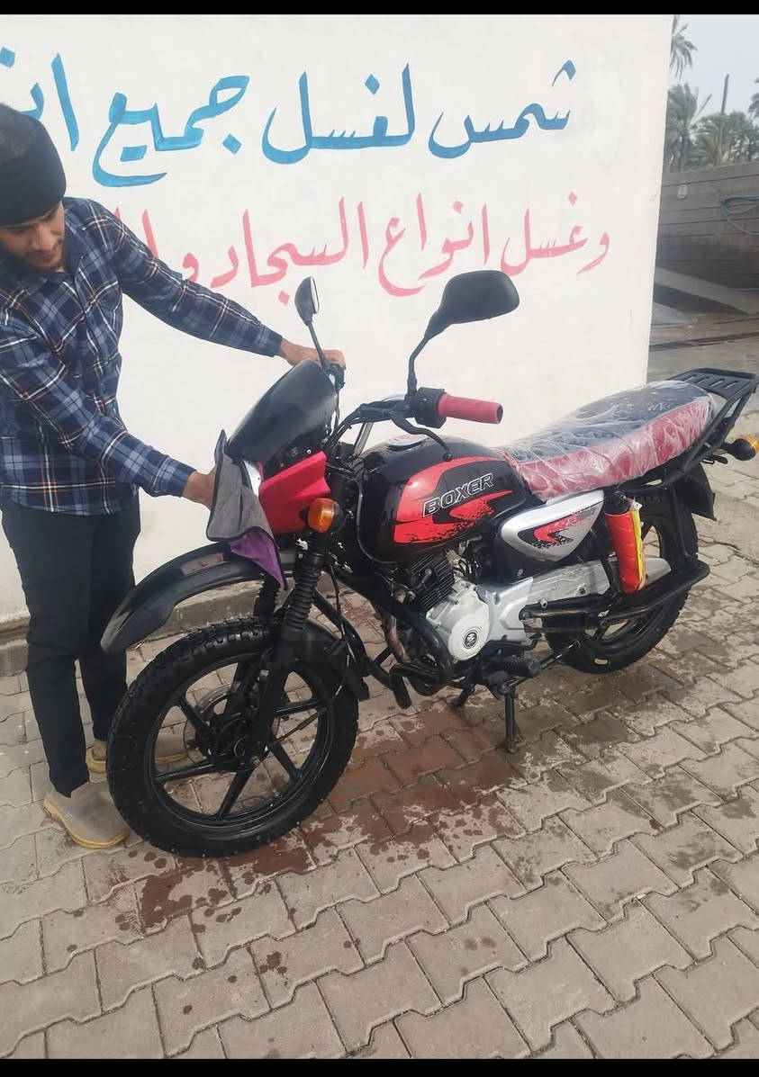 سلام عليكم اخوان دراجه بوكسر لبيع موديل 2020اوراق موجوده السعر خاص ***********دراجه نضيفه
