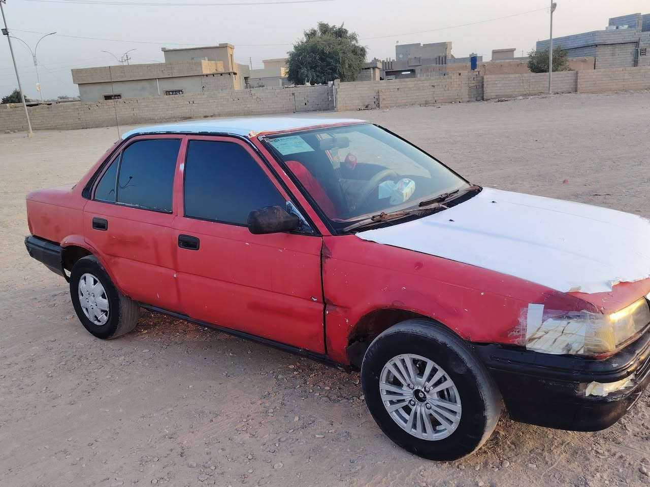 كورلا ٩٠ للبيع #حبل محرك كير شرط صدر جديد وره وكدام سياره نضيفه فول تواير جوز جديد باتري جديد سعر #١٤ ورقه رقم تلفون ***********
