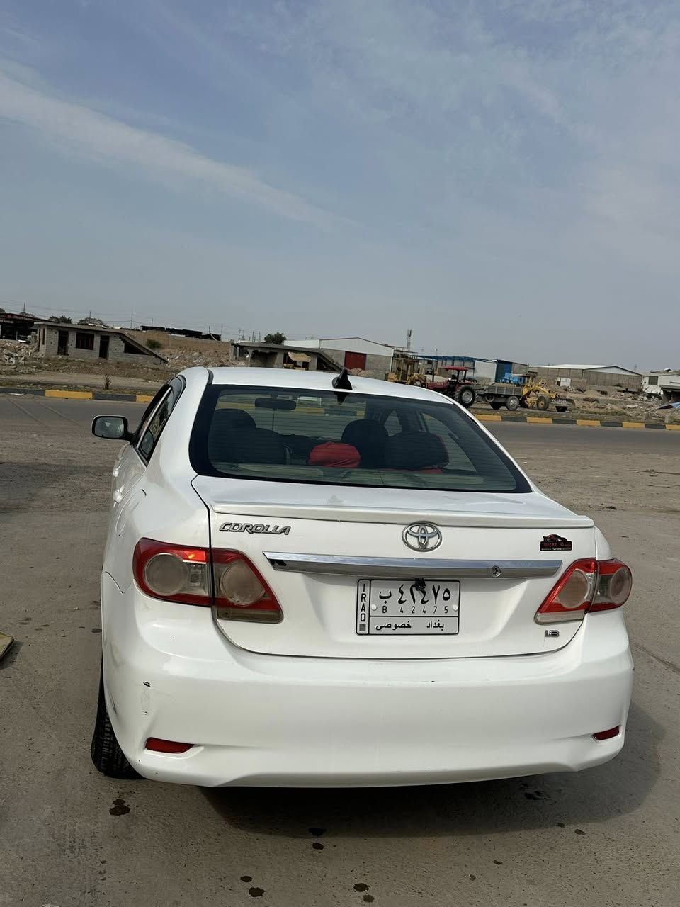 كورلا خليجي 2008 محدثه 2013
السيارة بأسمي رقم بغداد 
حادثه قبق جنطه وجاملغ وبيها طخات ابيع حزام 
تخم تاير 
صدر امامي خلفي 
محرك 1800خليجي
لا تنقيص لا تبخير 
مري كهرباء
شاشه جبيرة 
السياره بيه نقوصات بسيطه 
مكان السياره سامراء/ السعر 97 وبيها مجال 
***********
